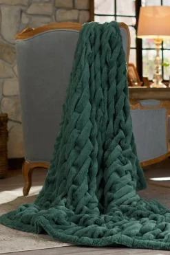 Soft Surroundings La Parisienne Faux Fur Throw- Bedding|Bedding Essentials