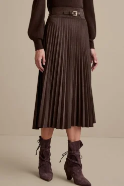 Soft Surroundings Lavina Faux Suede Skirt- Skirts