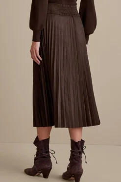 Soft Surroundings Lavina Faux Suede Skirt- Skirts