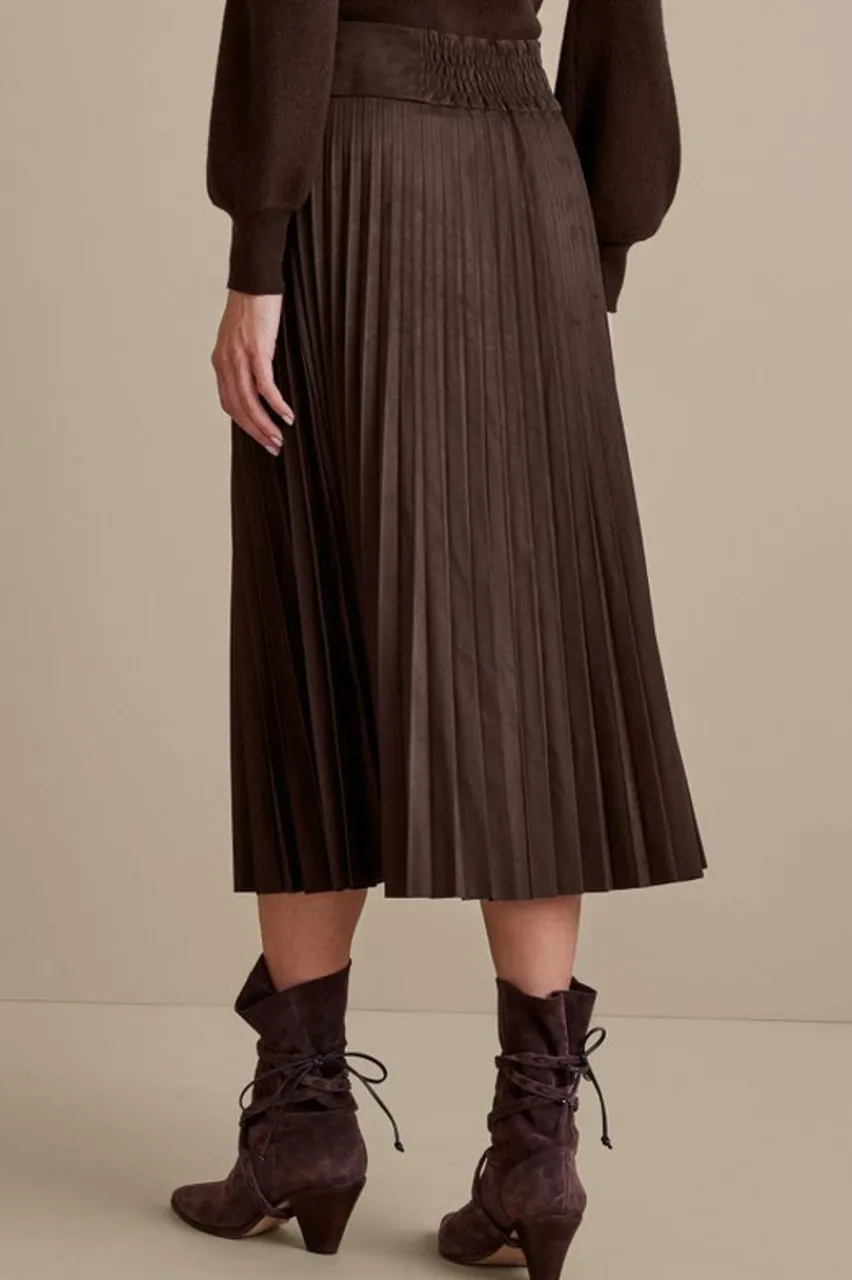Soft Surroundings Lavina Faux Suede Skirt- Skirts