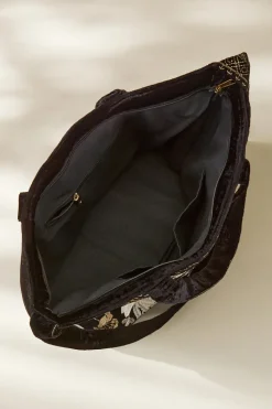 Soft Surroundings Lenora Embroidered Tote- Handbags