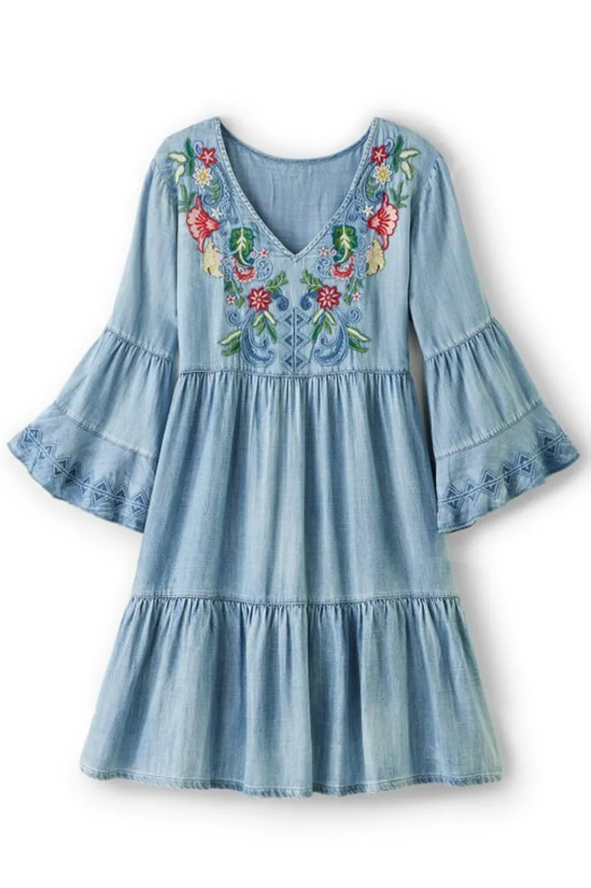 Soft Surroundings Lina Short Dress- Dresses