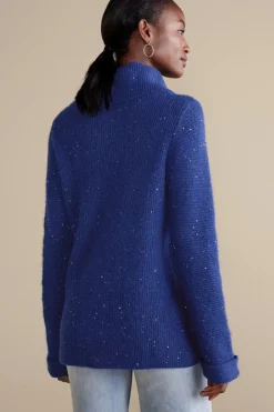 Soft Surroundings Linley Sequin Sweater- Tops|Sweaters & Cardigans