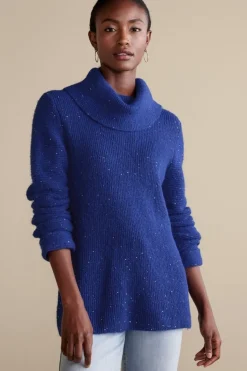 Soft Surroundings Linley Sequin Sweater- Tops|Sweaters & Cardigans