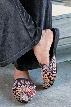 Soft Surroundings Lola Embellished Slides- Shoes