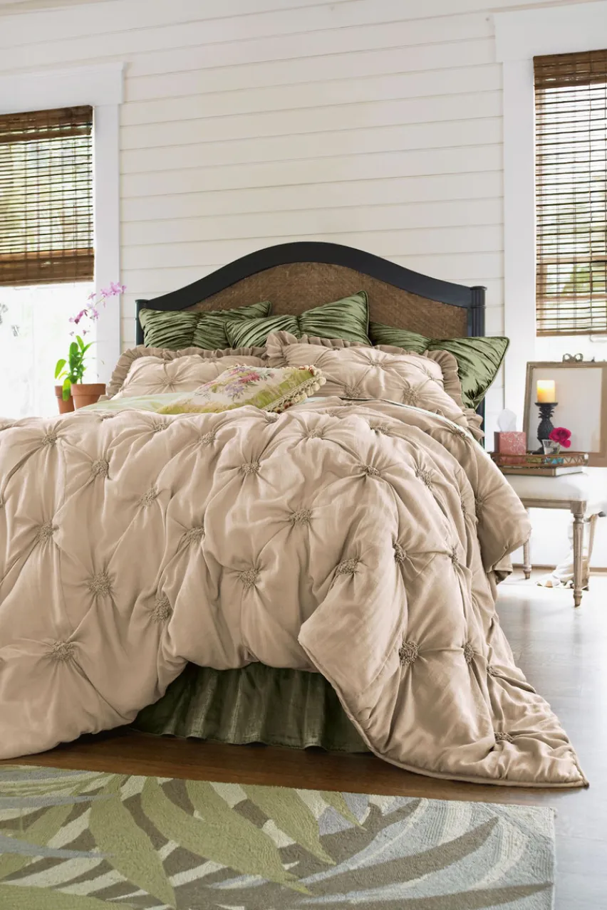 Soft Surroundings Lombardi Smocked Bed Sham I- Bedding|Bedding Collections