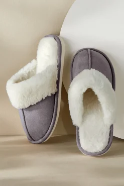 Soft Surroundings Lora Cuffed Slippers- Shoes