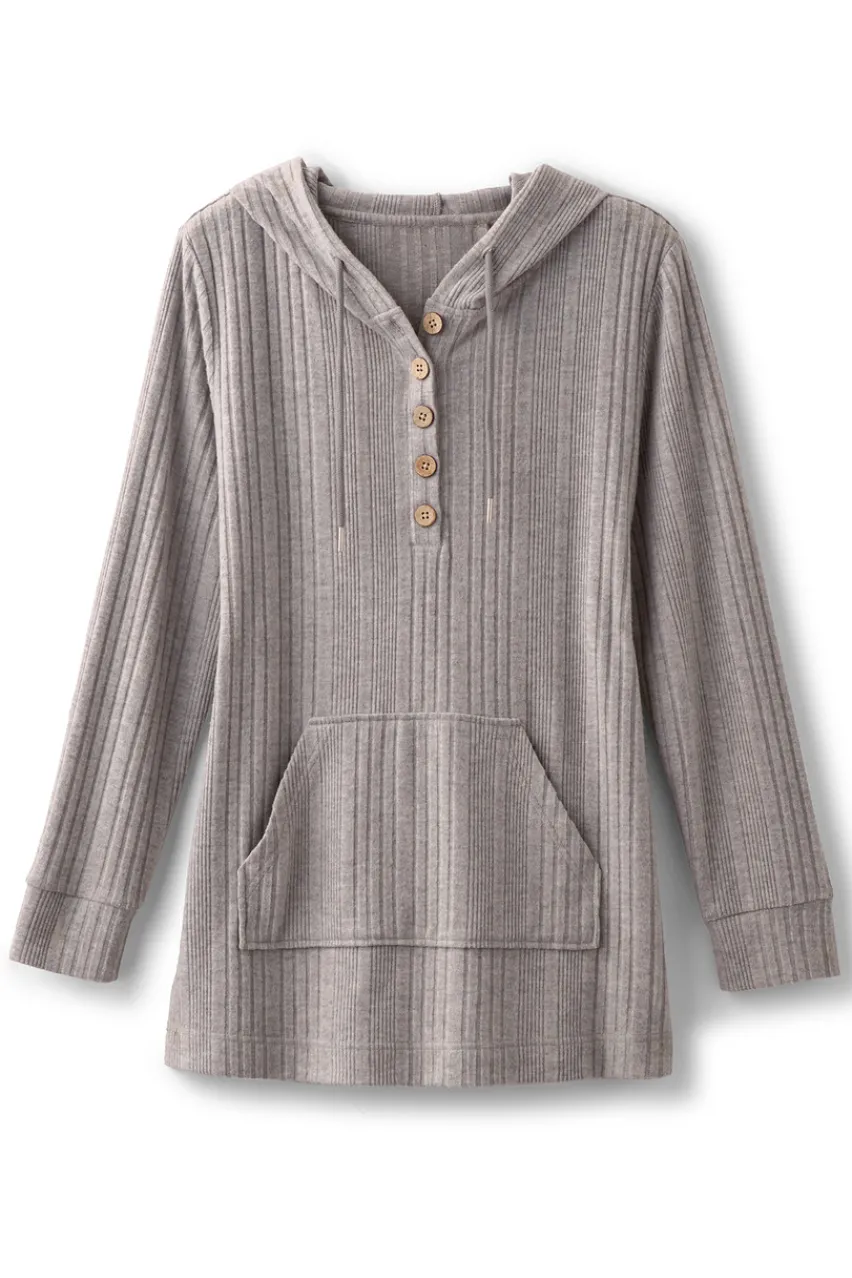 Soft Surroundings Loungy Lover Hoodie- Tops|Sleepwear & Lounge