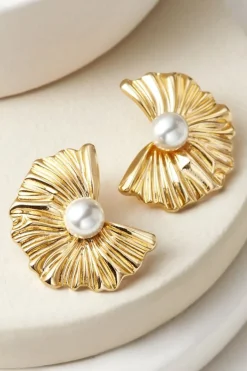 Soft Surroundings Lourdes Shell Earrings- Jewelry|Earrings