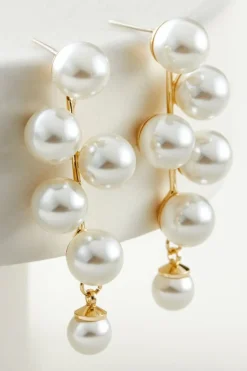 Soft Surroundings Lulu Pearl Drops Earrings- Jewelry|Earrings