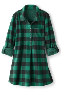 Soft Surroundings Mad About Plaid Tunic- Tops|Tunics & Leggings