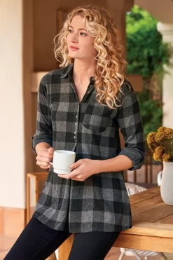 Soft Surroundings Mad About Plaid Tunic- Tops|Tunics & Leggings