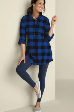 Soft Surroundings Mad About Plaid Tunic- Tops|Tunics & Leggings
