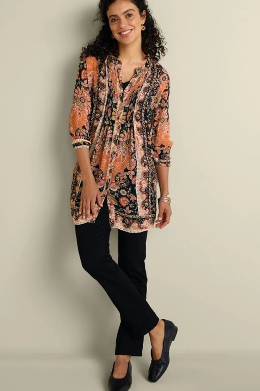 Soft Surroundings Makara Tunic Top & Tank- Tops|Tunics & Leggings