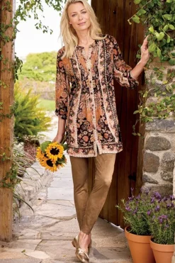 Soft Surroundings Makara Tunic Top & Tank- Tops|Tunics & Leggings