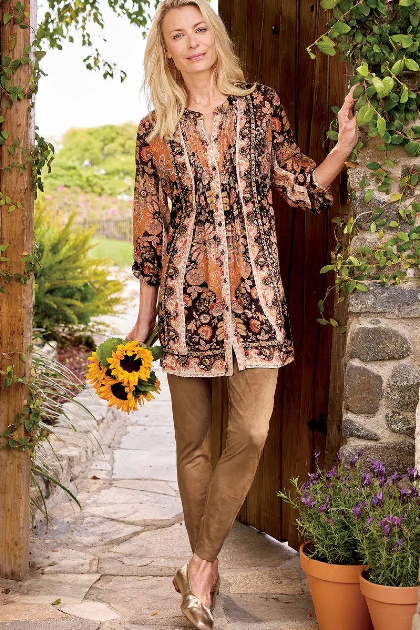 Soft Surroundings Makara Tunic Top & Tank- Tops|Tunics & Leggings