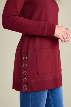 Soft Surroundings Make It Snappy Pullover- Tops