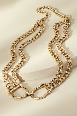 Soft Surroundings Manon Double Chain Belt- Belts