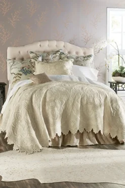 Soft Surroundings Marguerite Scalloped Quilt- Bedding|Bedding Collections