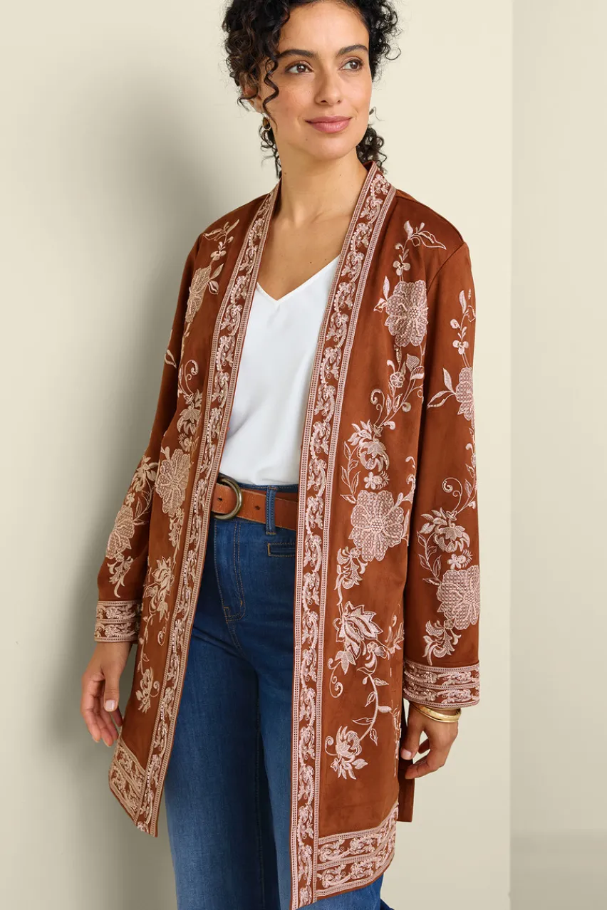Soft Surroundings Marienne Faux Suede Jacket- Toppers|Jackets & Coats