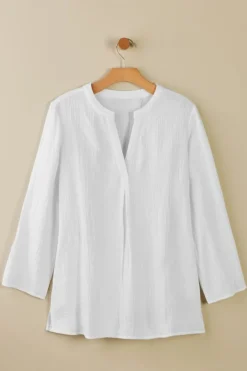 Soft Surroundings Marley Gauze Tunic- Tops|Tunics & Leggings