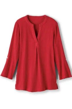 Soft Surroundings Marley Gauze Tunic- Tops|Tunics & Leggings