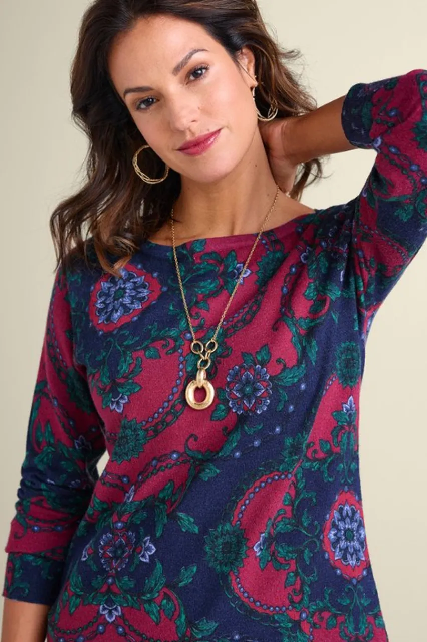 Soft Surroundings Marlyn Tunic Sweater- Tops|Sweaters & Cardigans