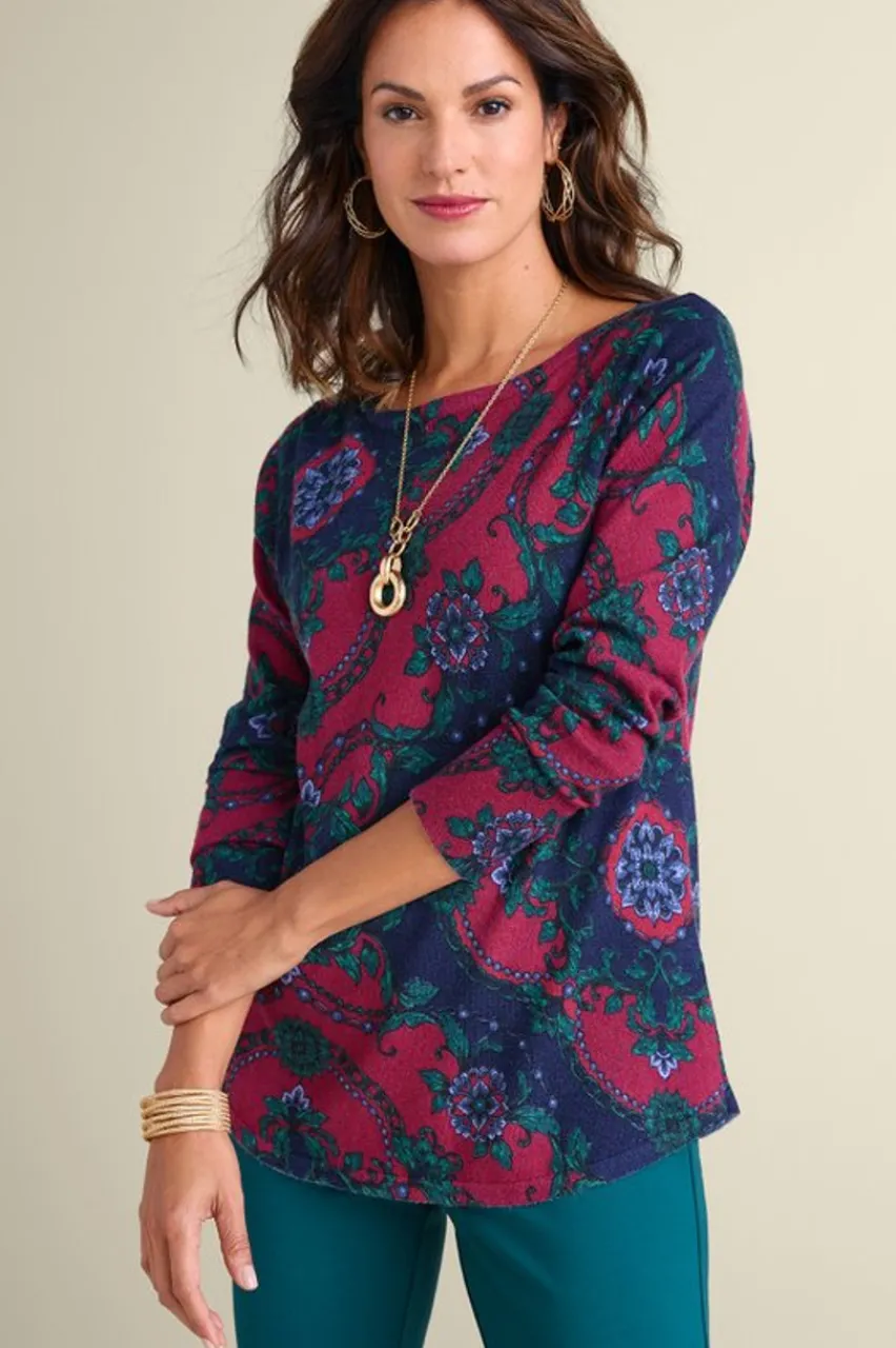 Soft Surroundings Marlyn Tunic Sweater- Tops|Sweaters & Cardigans