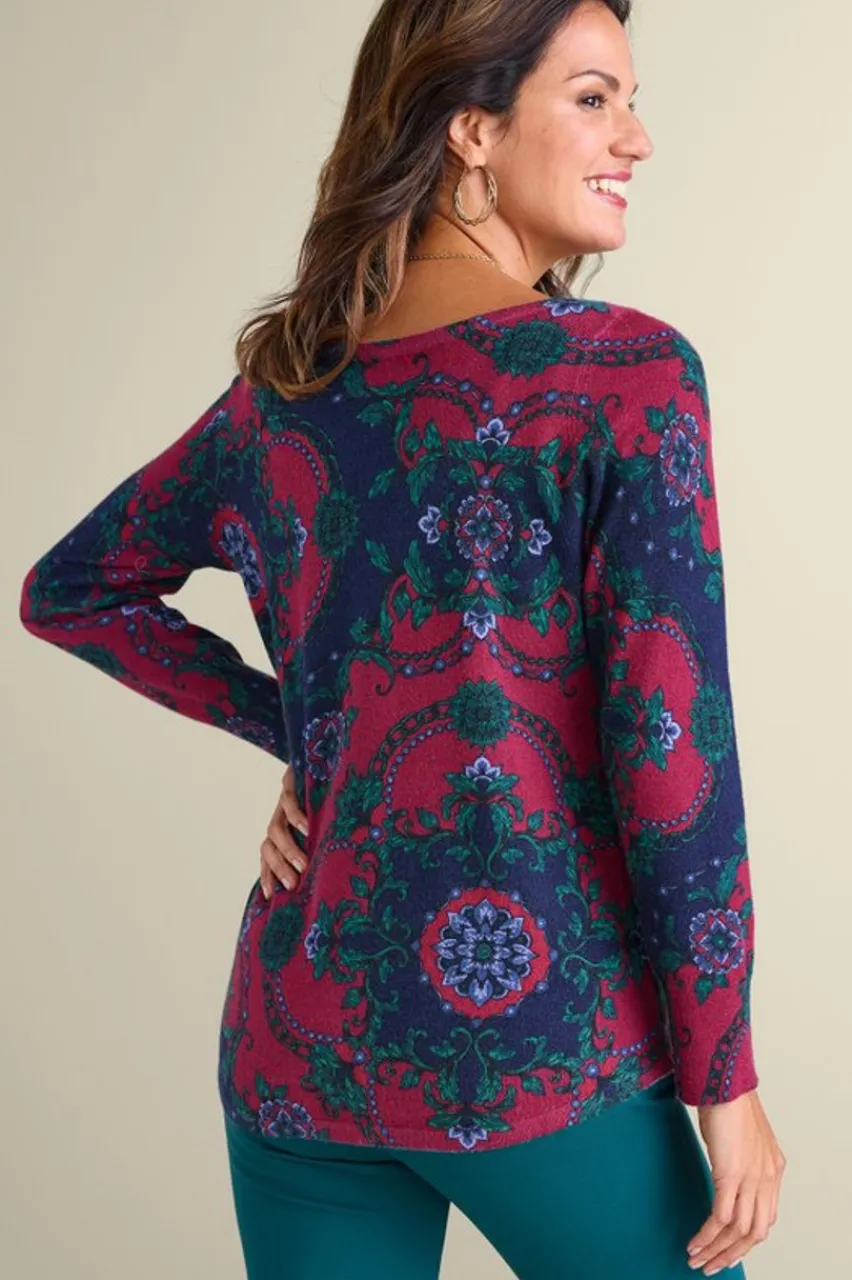 Soft Surroundings Marlyn Tunic Sweater- Tops|Sweaters & Cardigans