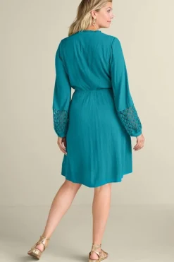 Soft Surroundings Meara Gauze Dress- Dresses