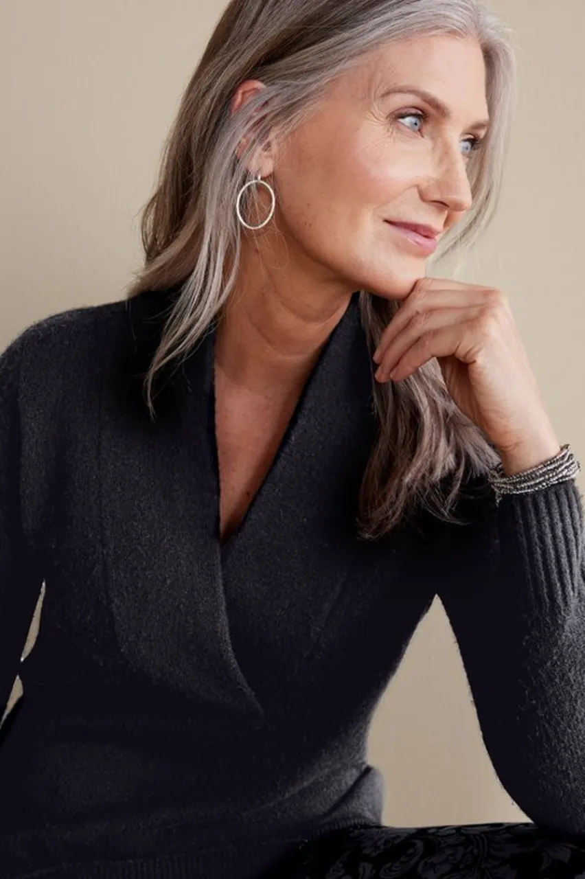 Soft Surroundings Meera Sweater- Tops|Sweaters & Cardigans