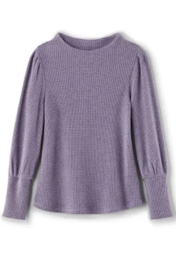 Soft Surroundings Melina Waffle Pullover- Tops