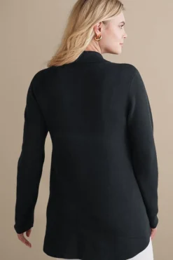 Soft Surroundings Meria Zip Cardi- Tops|Sweaters & Cardigans