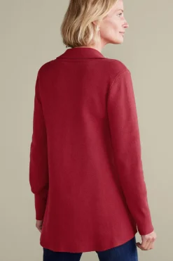 Soft Surroundings Meria Zip Cardi- Tops|Sweaters & Cardigans
