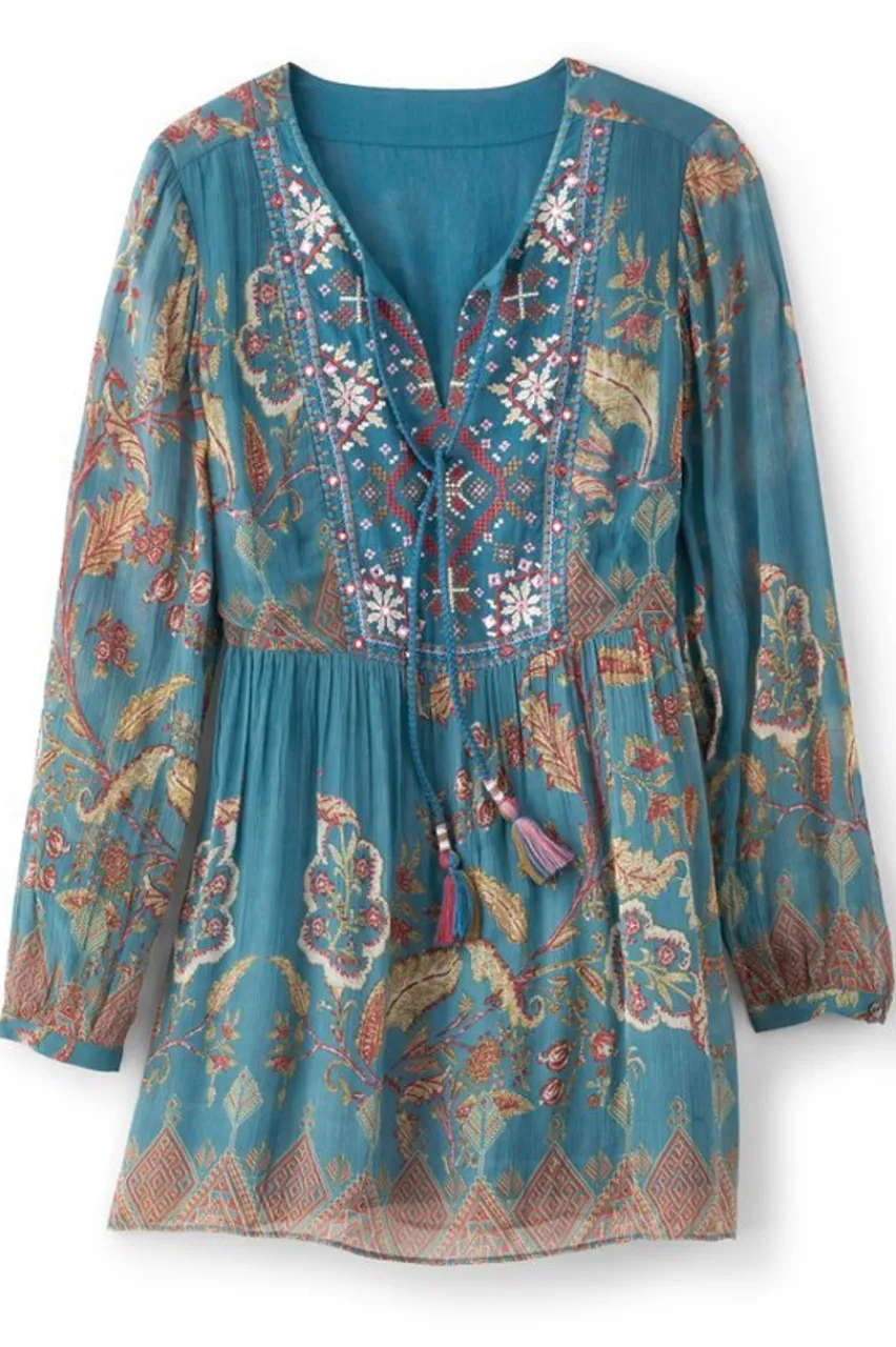 Soft Surroundings Mirapani Tunic- Tops|Tunics & Leggings