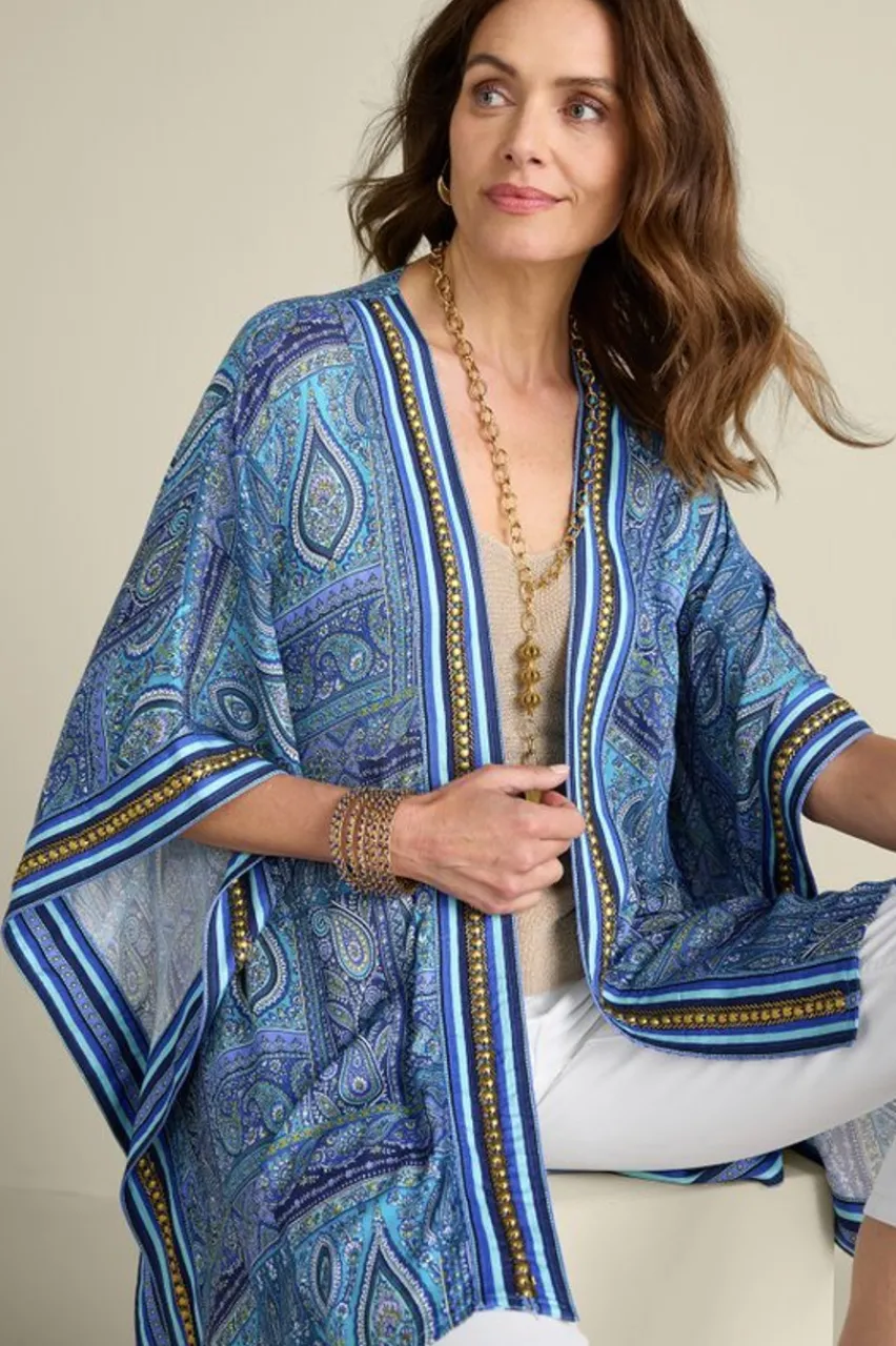 Soft Surroundings Miravelle Kimono- Toppers|Jackets & Coats
