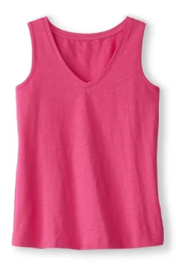 Soft Surroundings Mistral Supima Slub Tank- Tops
