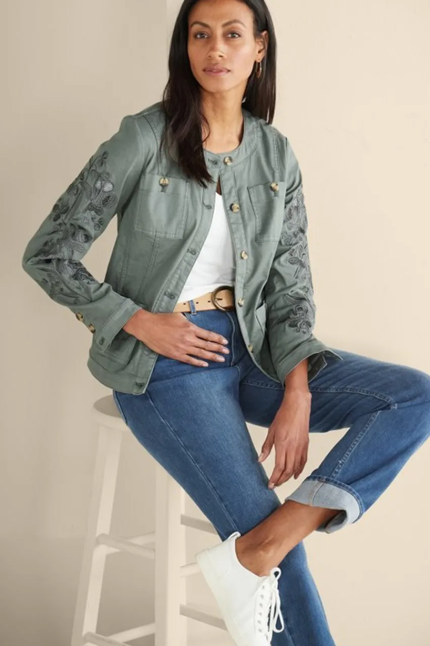 Soft Surroundings Monterey Utility Jacket- Toppers|Jackets & Coats