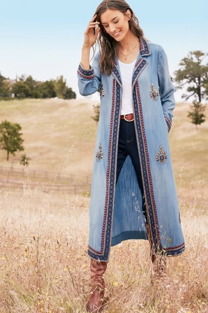 Soft Surroundings Morena Duster- Toppers|Jackets & Coats
