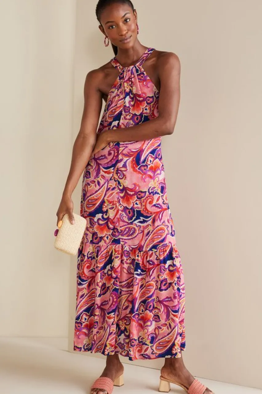 Soft Surroundings Nalani Gauze Maxi Dress- Dresses