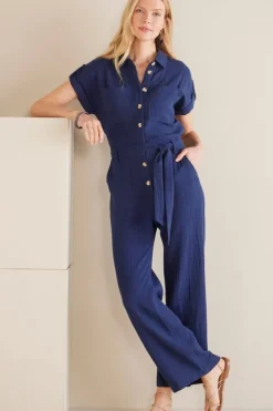 Soft Surroundings Natasha Gauze Jumpsuit- Dresses|Jumpsuits