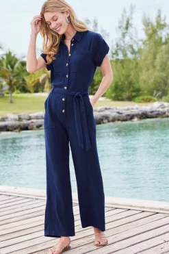 Soft Surroundings Natasha Gauze Jumpsuit- Dresses|Jumpsuits