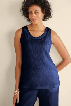 Soft Surroundings Oceo Gauze Tank- Tops