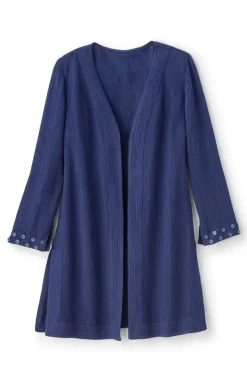 Soft Surroundings Oceo Gauze Topper- Tops|Toppers