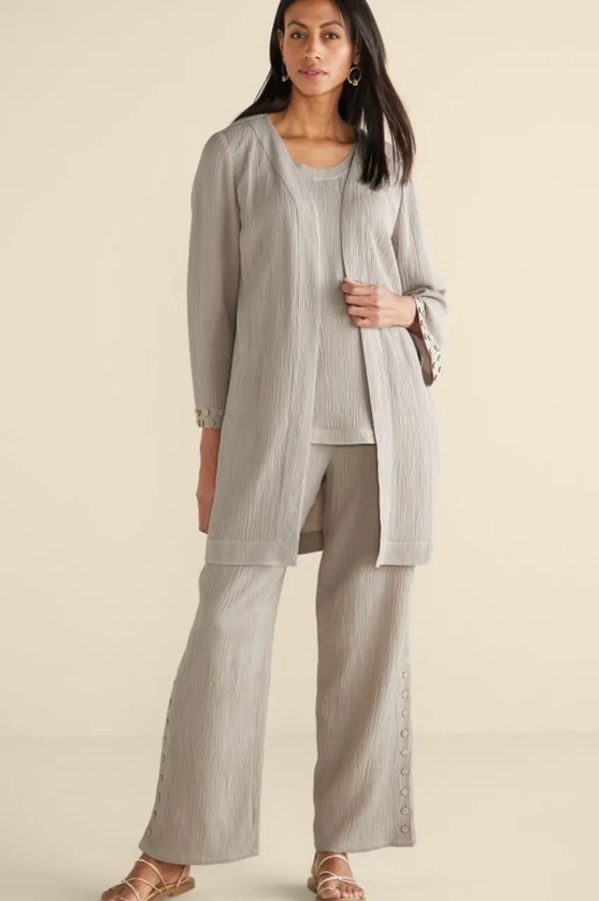 Soft Surroundings Oceo Gauze Topper- Tops|Toppers