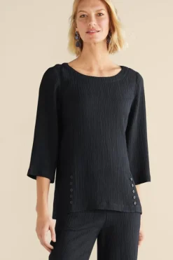 Soft Surroundings Oceo Gauze Tunic- Tops|Tunics & Leggings