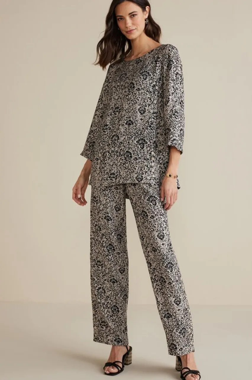 Soft Surroundings Oceo Gauze Tunic- Tops|Tunics & Leggings