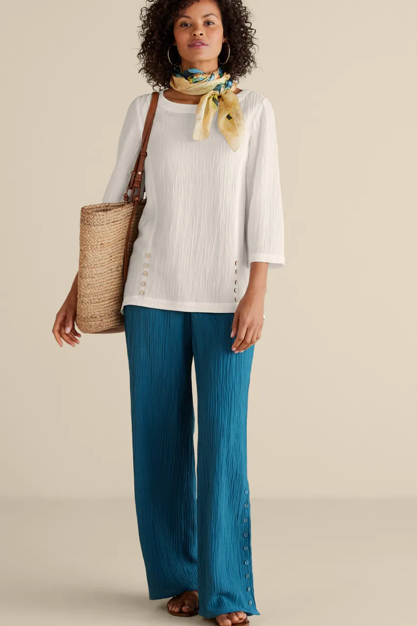 Soft Surroundings Oceo Gauze Tunic- Tops|Tunics & Leggings