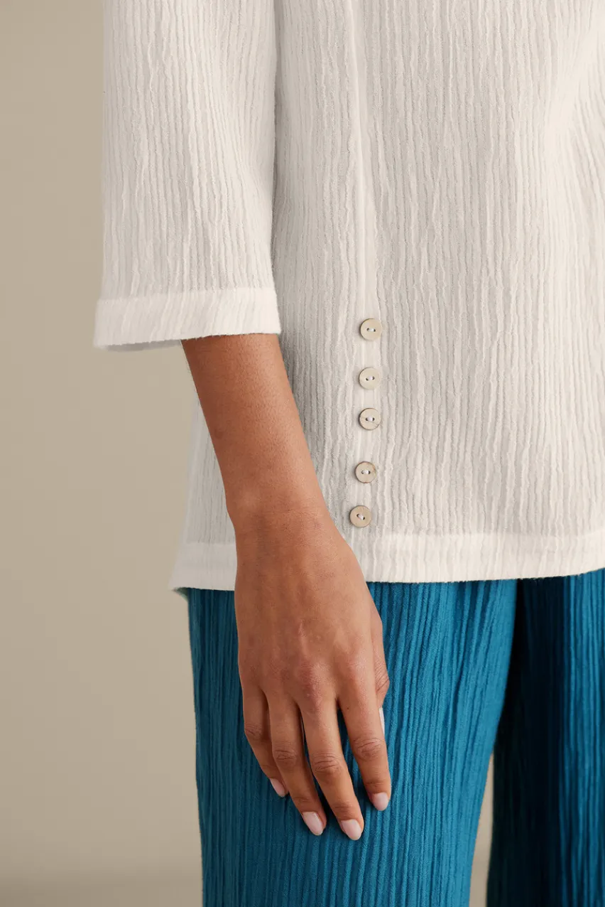 Soft Surroundings Oceo Gauze Tunic- Tops|Tunics & Leggings
