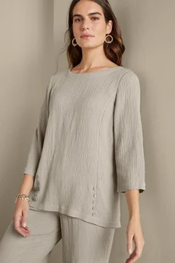 Soft Surroundings Oceo Gauze Tunic- Tops|Tunics & Leggings
